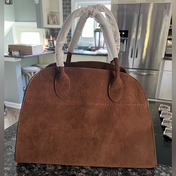 Amazon Handbags - Viral Brown Suede Bag